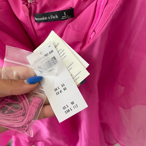 Abercrombie Pink Ruffled Dress - Picture 4 of 6